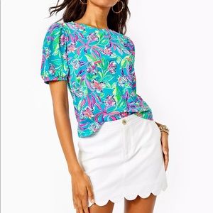 Lily Pulitzer Size 2 Scalloped Skort